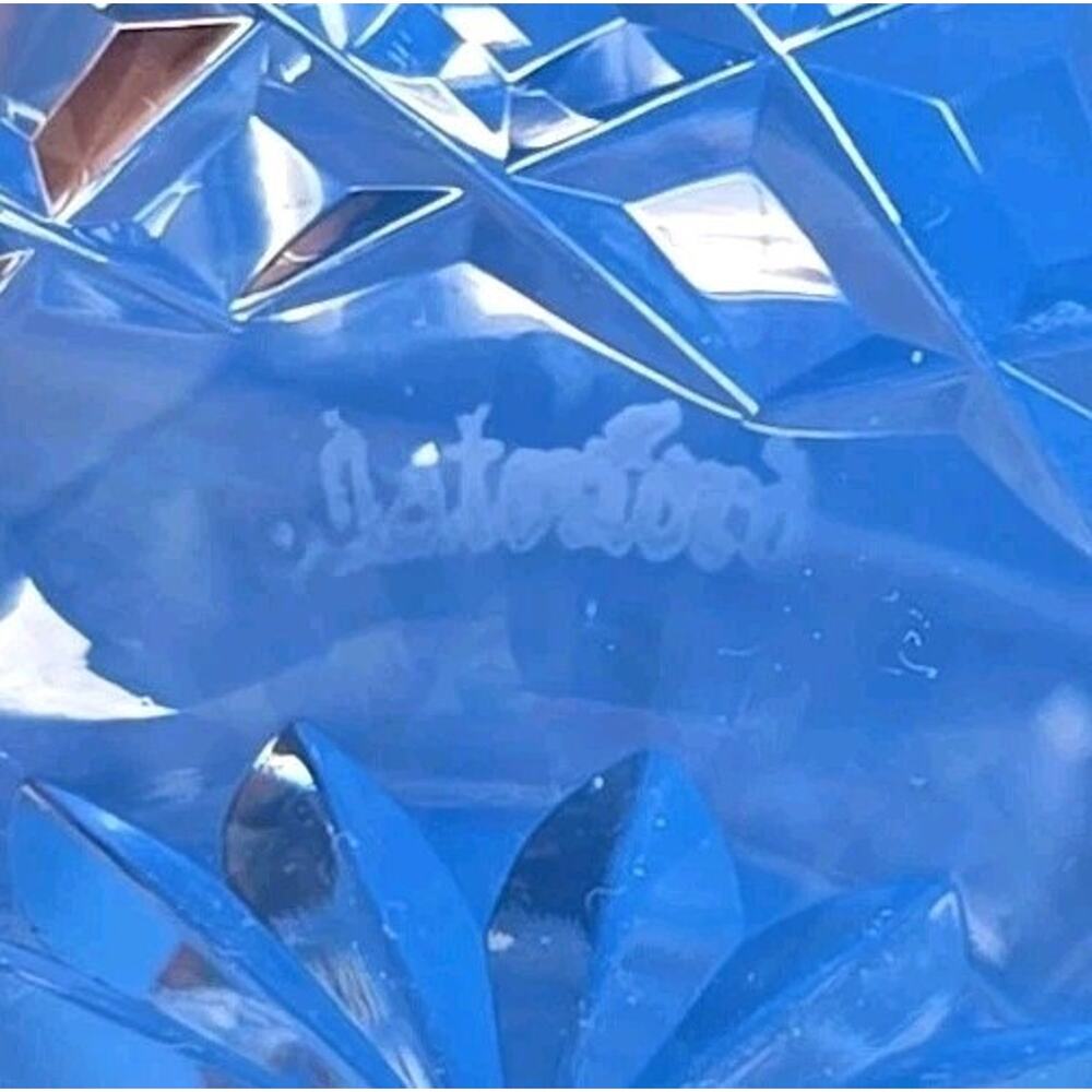 WATERFORD LISMORE OPEN SUGAR BOWL, Cut Lead Crystal, 3 1/4", Made in Ireland U30 - Picture 6 of 7
